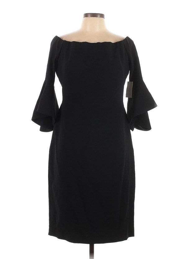 Chelsea28 Off The Shoulder Dress Size 2 Flutter Sleeve Knee Length Cocktail
